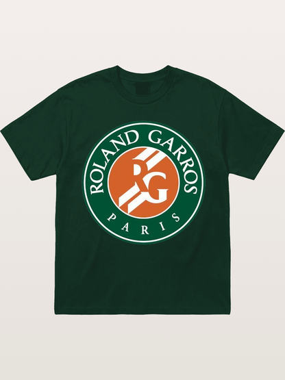 Roland Garros Paris Logo Print Gildan T-shirt