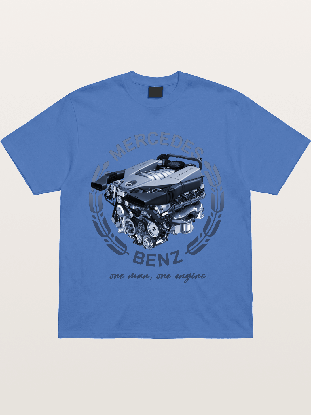 Benz V8 Engine Technical View Gildan T-shirt
