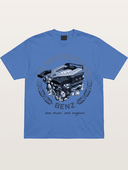 Benz V8 Engine Technical View Gildan T-shirt