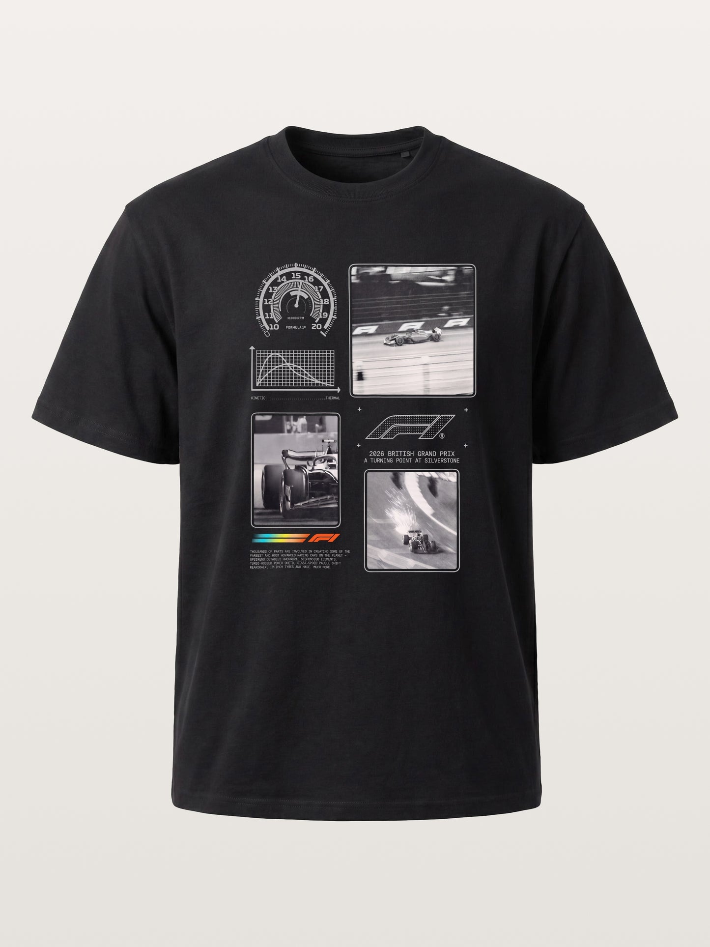 Silverstone F1 Vintage Race Archive Cotton T-shirt