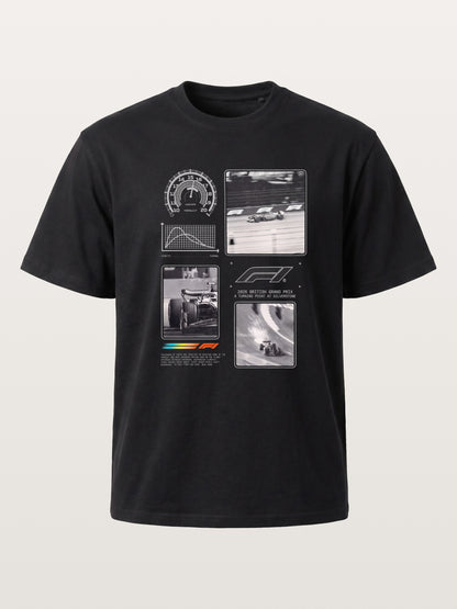 Silverstone F1 Vintage Race Archive Cotton T-shirt