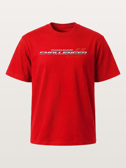 Metallic Challenger Strip Logo Cotton T-shirt
