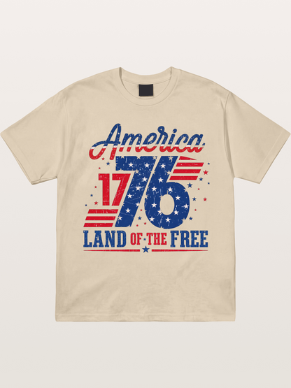 America 1776 Land Of The Free Gildan T-shirt
