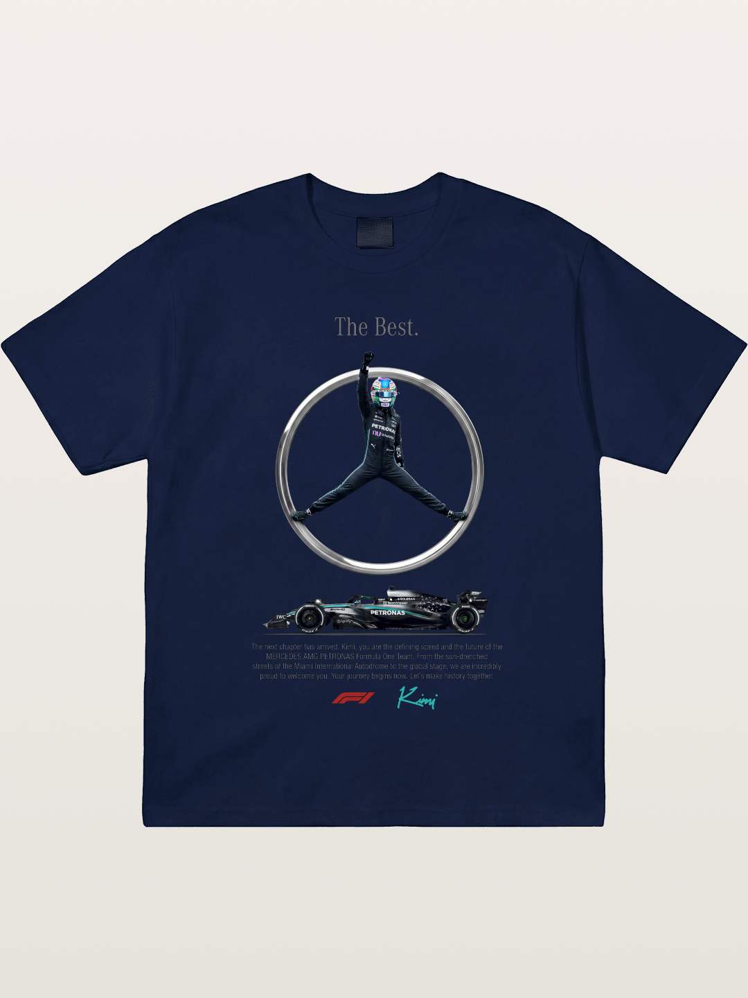 Kimi Mercedes Star Pose Gildan T-shirt