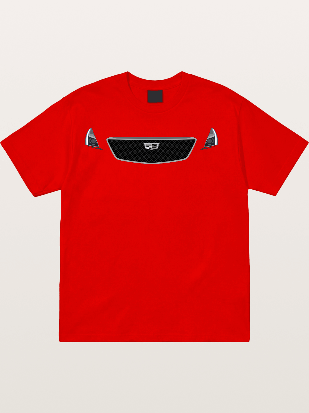 Cadillac Grille and LED Headlights Cotton T-shirt