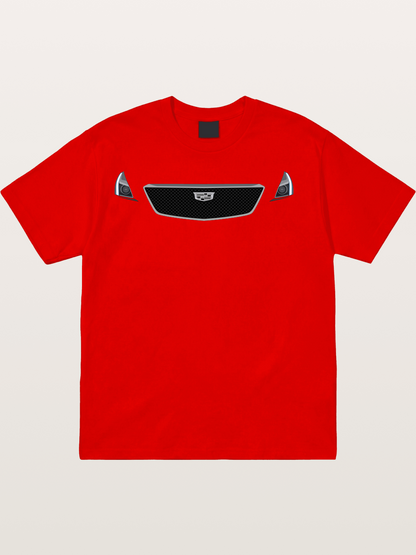 Cadillac Grille and LED Headlights Cotton T-shirt