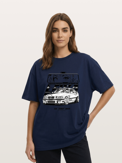 Vintage Race Car Cotton T-shirt