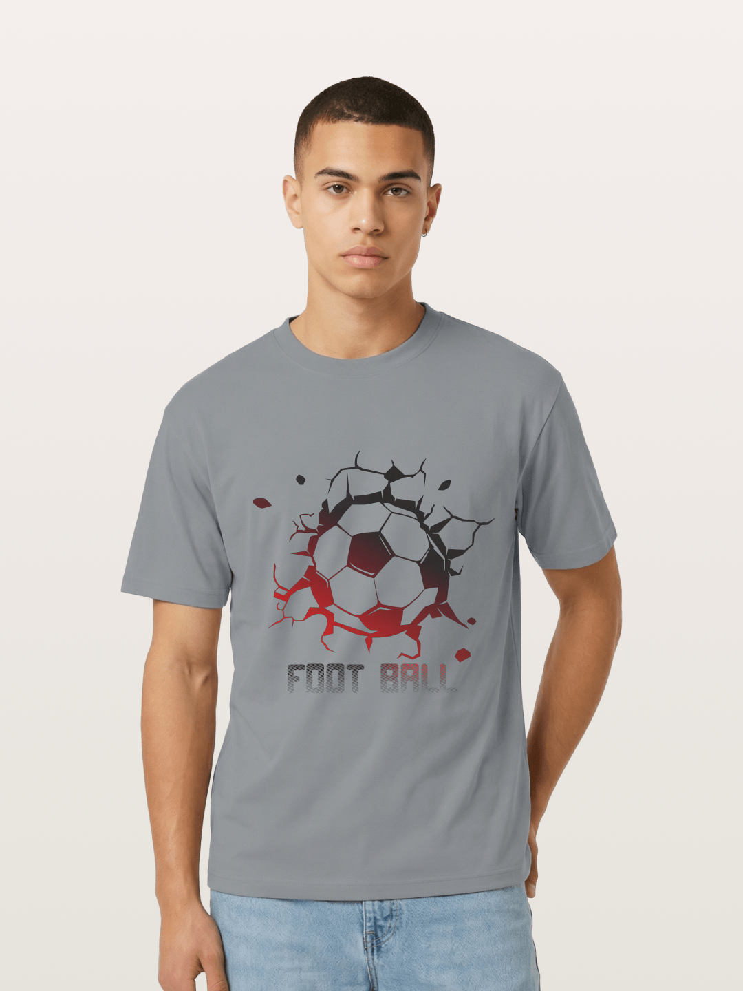 Football Crack Effect USA Style Gildan T-shirt