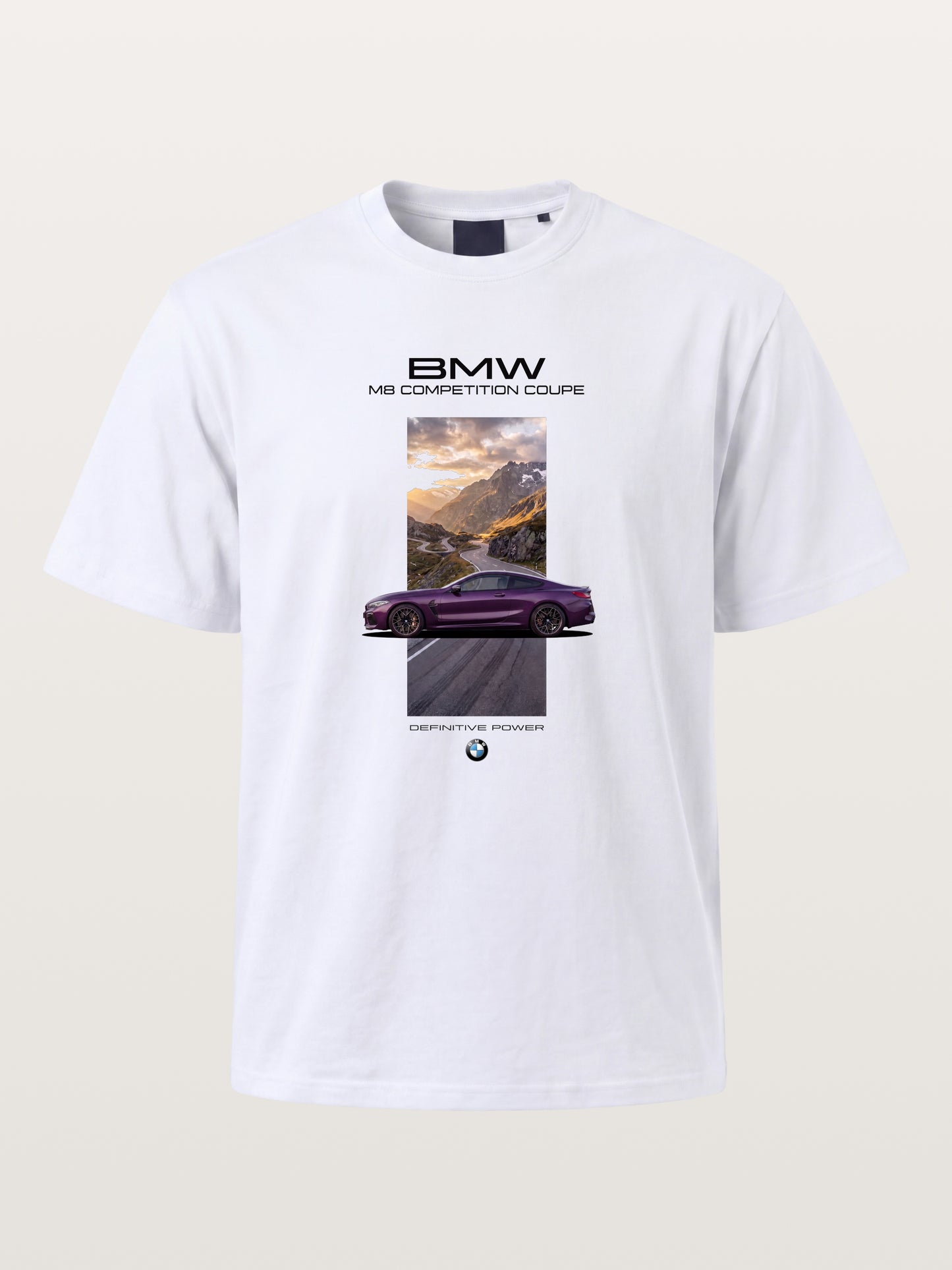 BMW M8 Mountain Road Artwork Gildan T-shirt