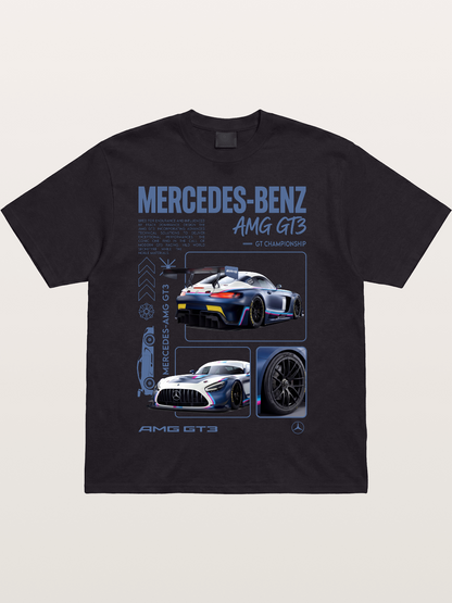 Mercedes AMG GT3 Race Car Cotton T-shirt