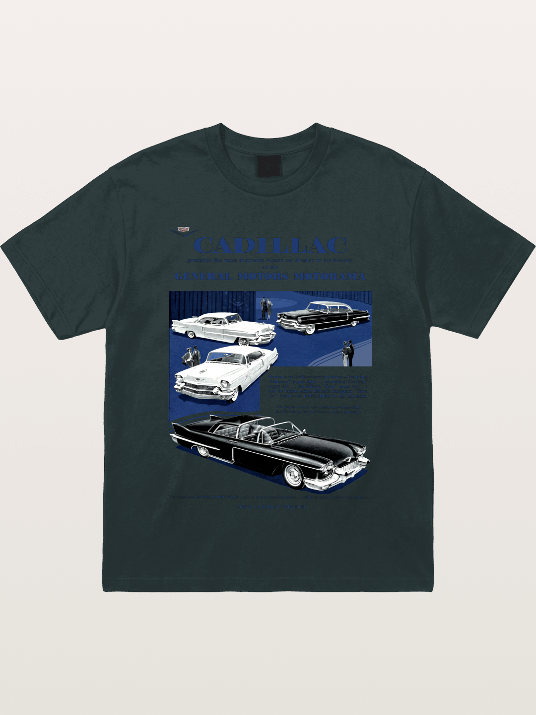 Cadillac Classic Car History Art Gildan T-shirt