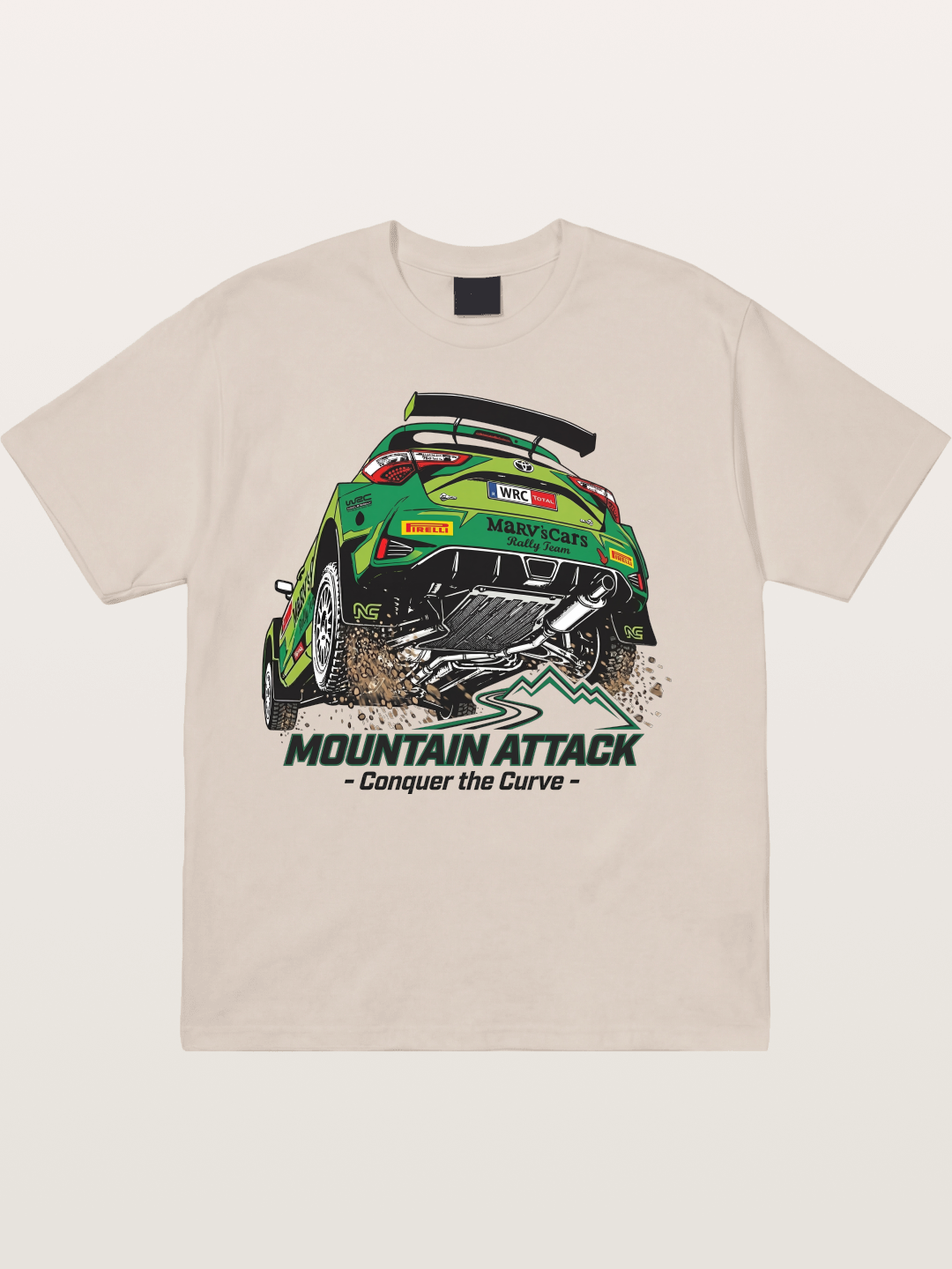 Curve Attack Cotton T-shirt