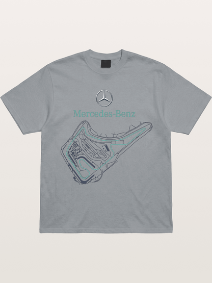 Mercedes Benz Circuit Track Graphic Gildan T-shirt