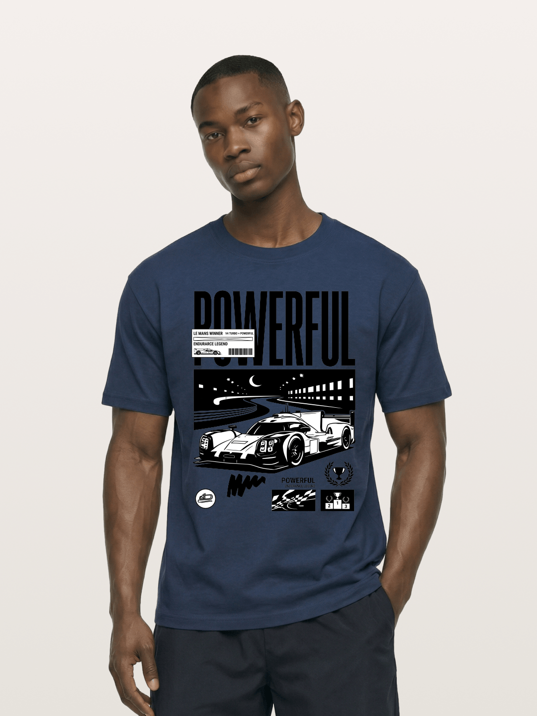 Endurance and powerful legend Cotton T-shirt