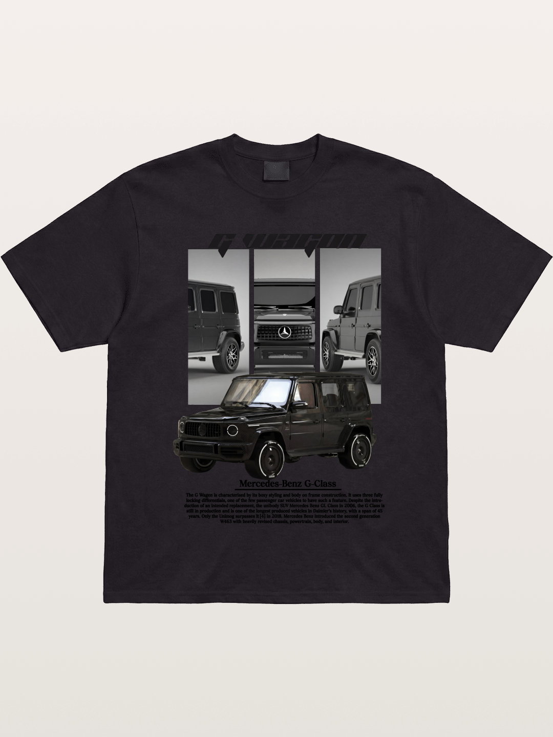 Mercedes G-Wagon Multi Angle View Gildan T-shirt
