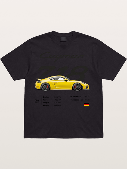 718 Porsche Vibe Cotton T-shirt