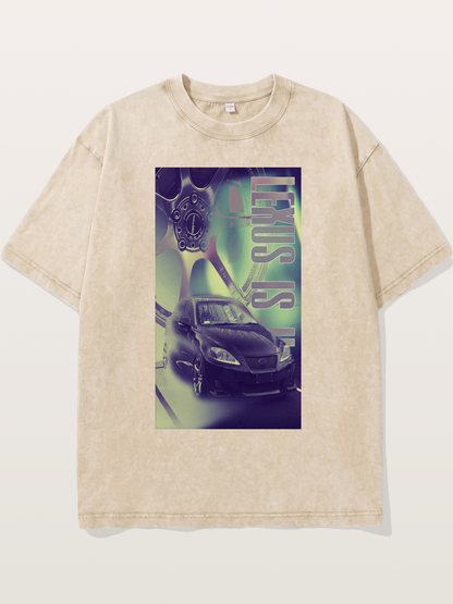 Lexus IS Gradient Tuning Art Washed T-shirt
