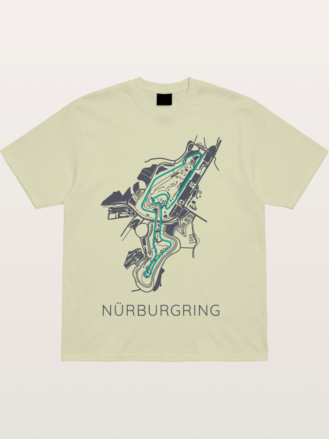 Nu?rburgring Track Diagram Cotton T-shirt