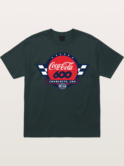 Coca-Cola 600 Charlotte USA Race Emblem Gildan T-shirt