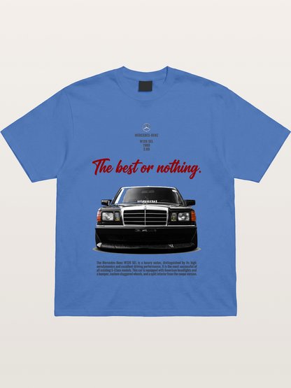 Mercedes W126 SEL Retro Gildan T-shirt