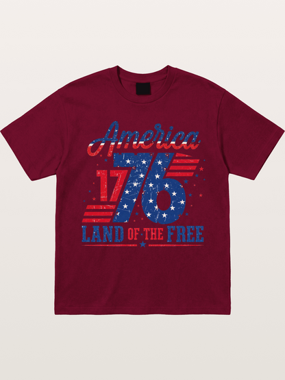 America 1776 Land Of The Free Gildan T-shirt