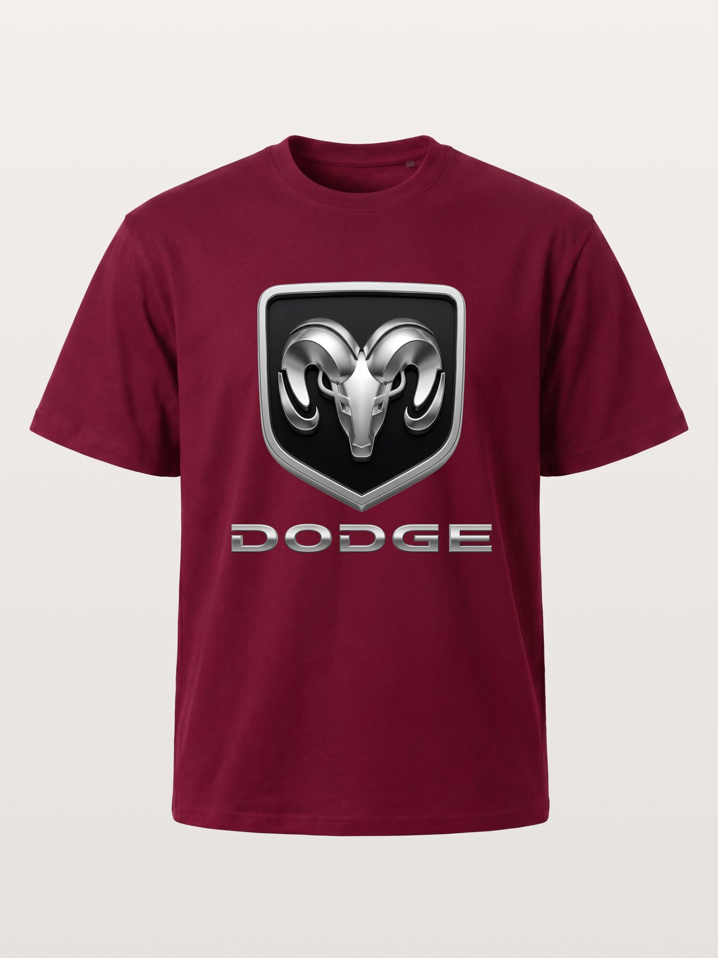Silver Ram Shield Emblem Gildan T-shirt