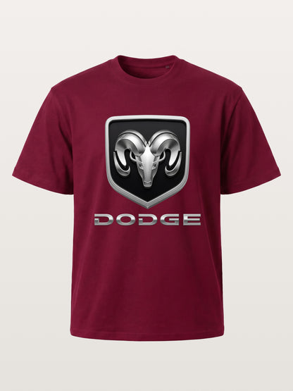 Silver Ram Shield Emblem Gildan T-shirt