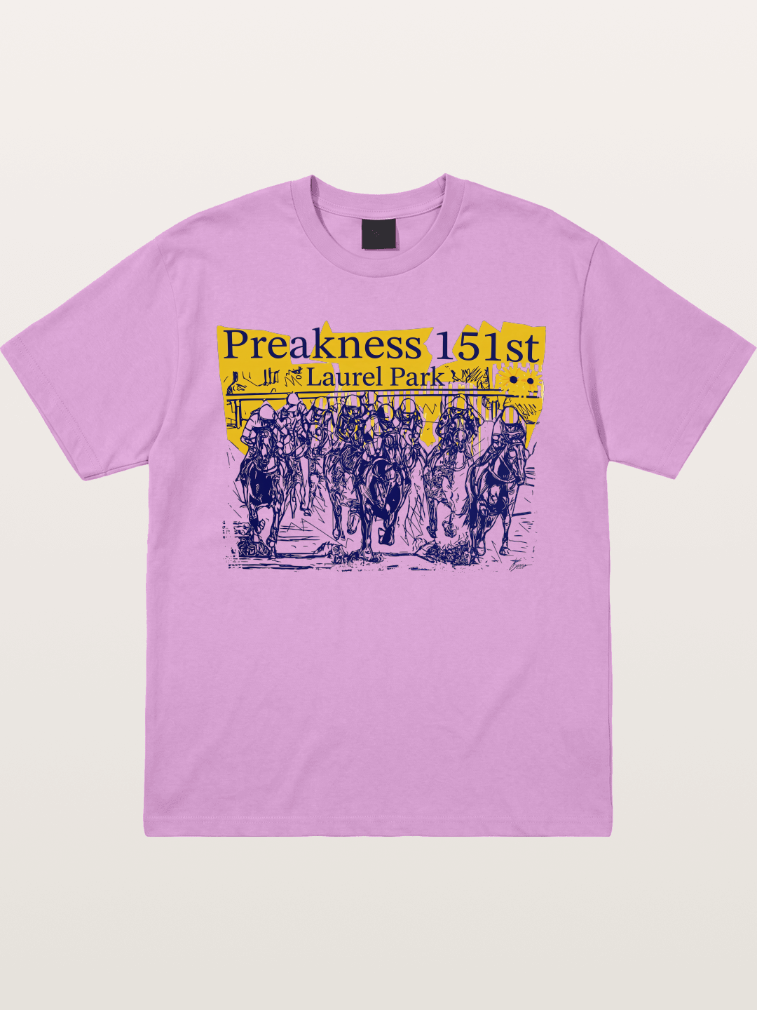 Preakness 151 Sketch Racing Art Gildan T-shirt