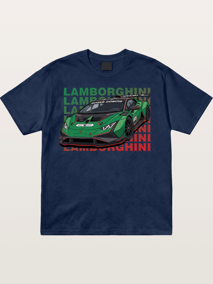 Lamborghini Huracan Green 63 Edition Cotton T-shirt