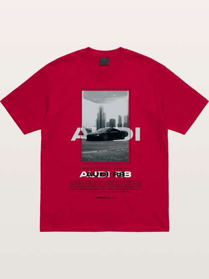 Audi R8 City Night Graphic Gildan T-shirt
