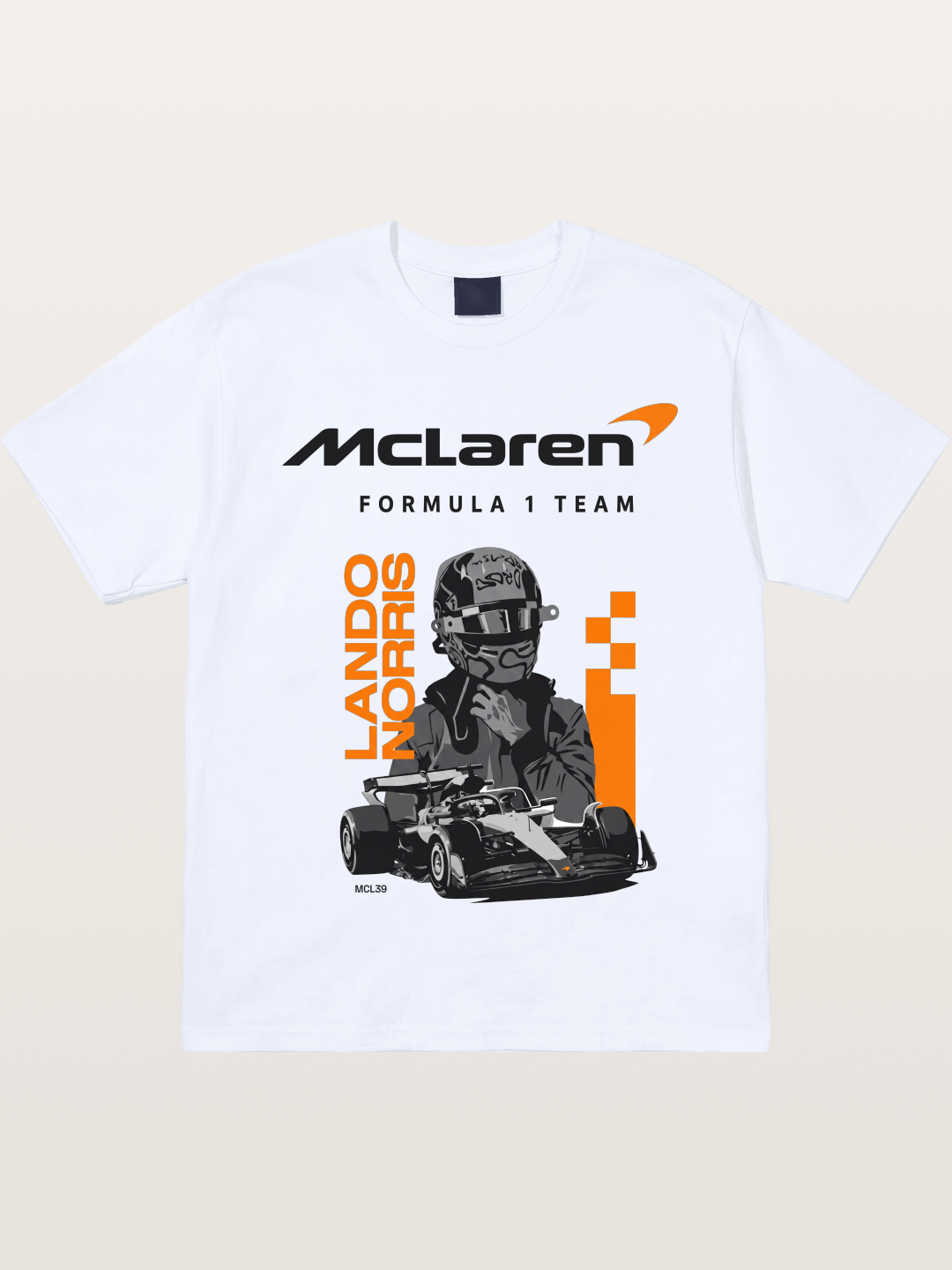 Lando Norris McLaren Portrait Gildan T-shirt