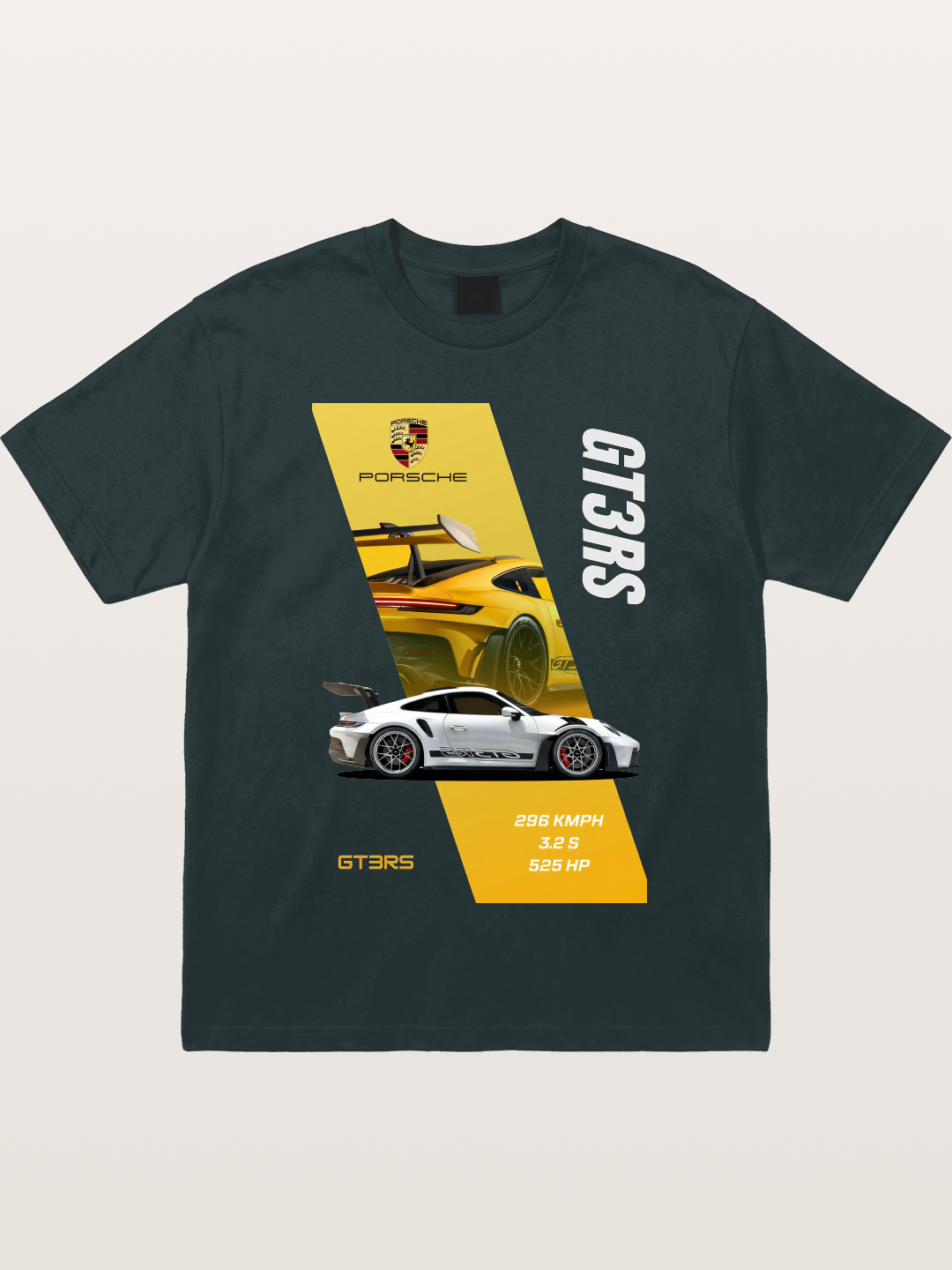 Dual 911 GT3 RS Poster Gildan T-shirt