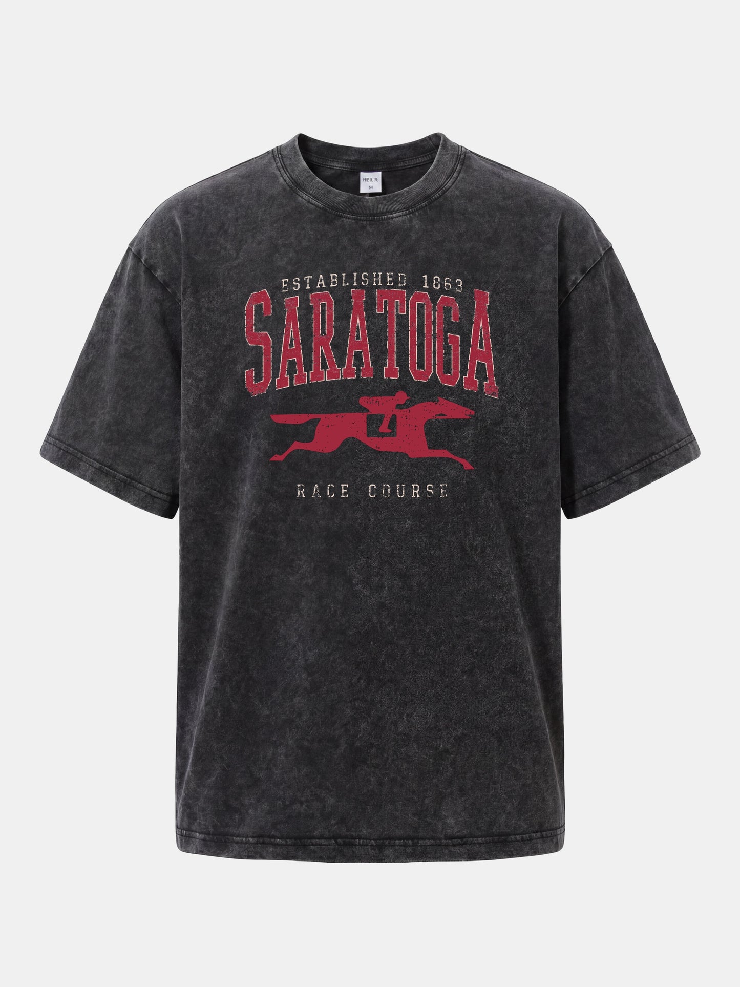 Saratoga Vintage Horse Silhouette Washed T-shirt