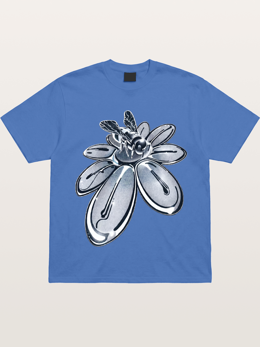 EDC Silver Chrome Daisy Art Gildan T-shirt