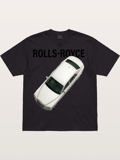 Rolls Royce Phantom Print Cotton T-shirt