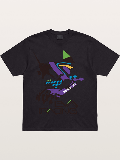 Eva Racing Checkered Flag Cotton T-shirt