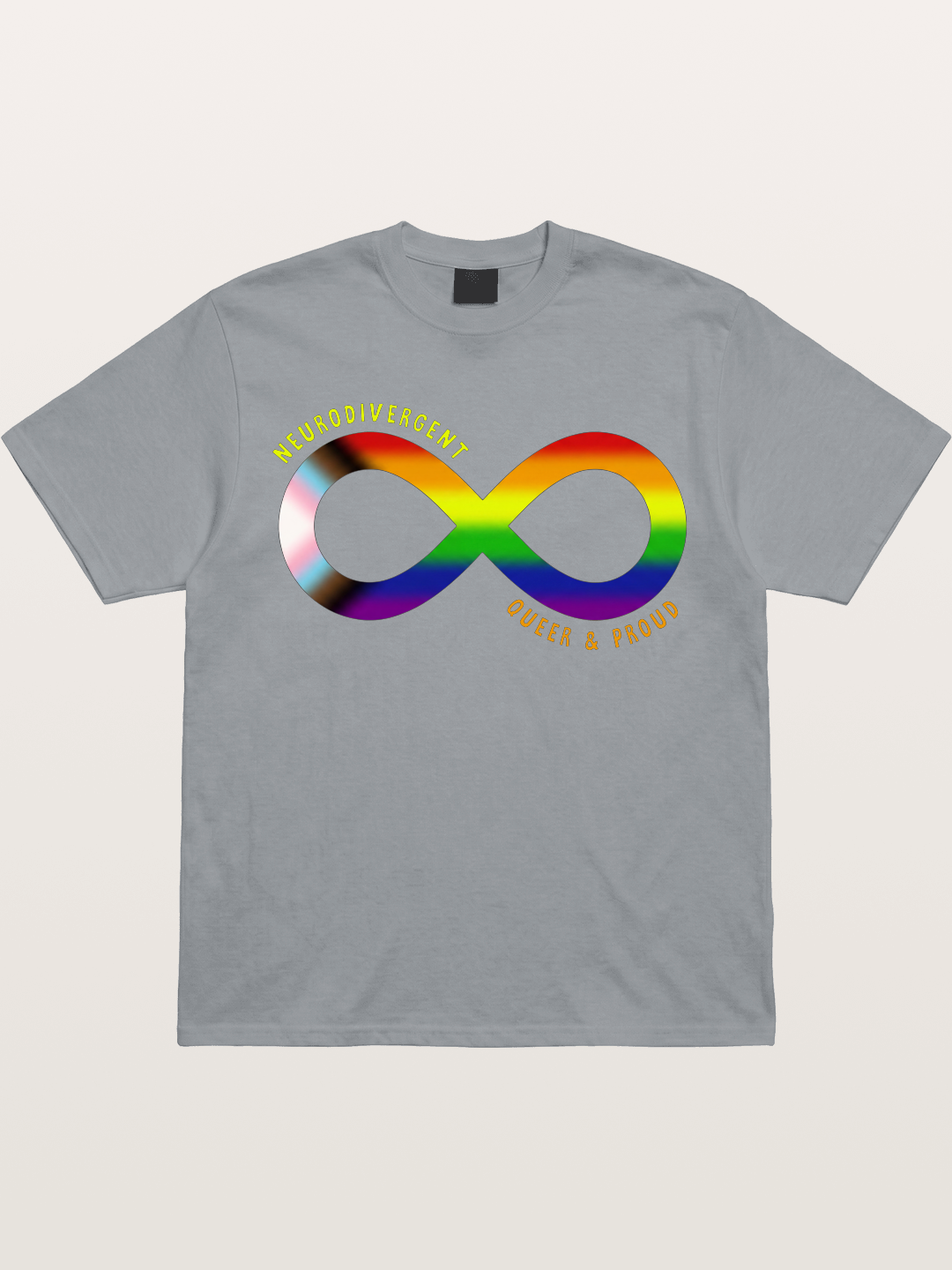 Neurodivergent Queer Infinity Symbol Gildan T-shirt
