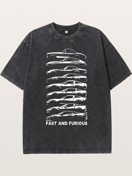 fast and Furious Washed T-shirt