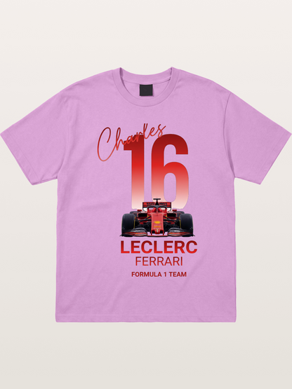 Charles Leclerc Ferrari 16 Art Gildan T-shirt