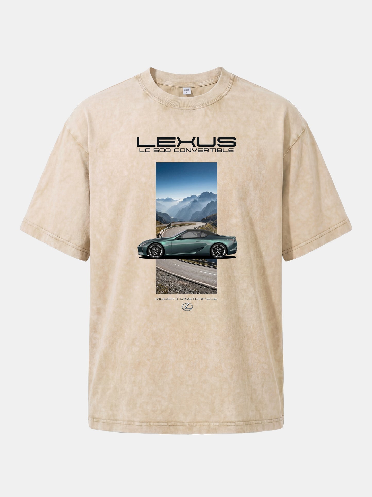 Lexus LC500 Coastal Villa Poster Washed T-shirt