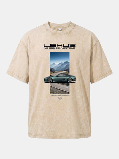 Lexus LC500 Coastal Villa Poster Washed T-shirt