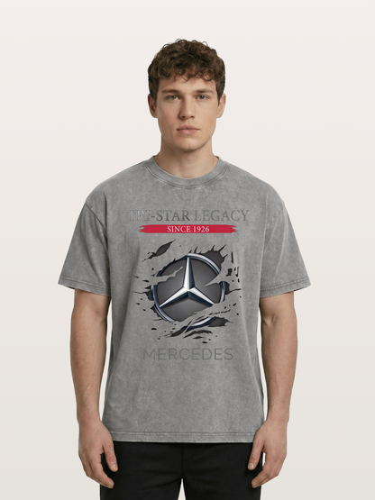 Mercedes 1926 Tear Logo Washed T-shirt