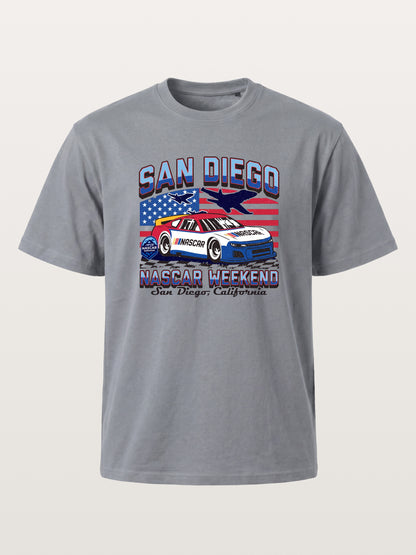 San Diego NASCAR Jet and Race Car Gildan T-shirt