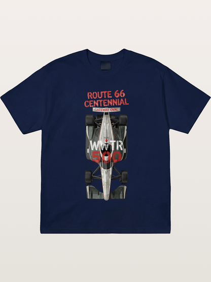 Back View Route66 IndyCar Gildan T-shirt