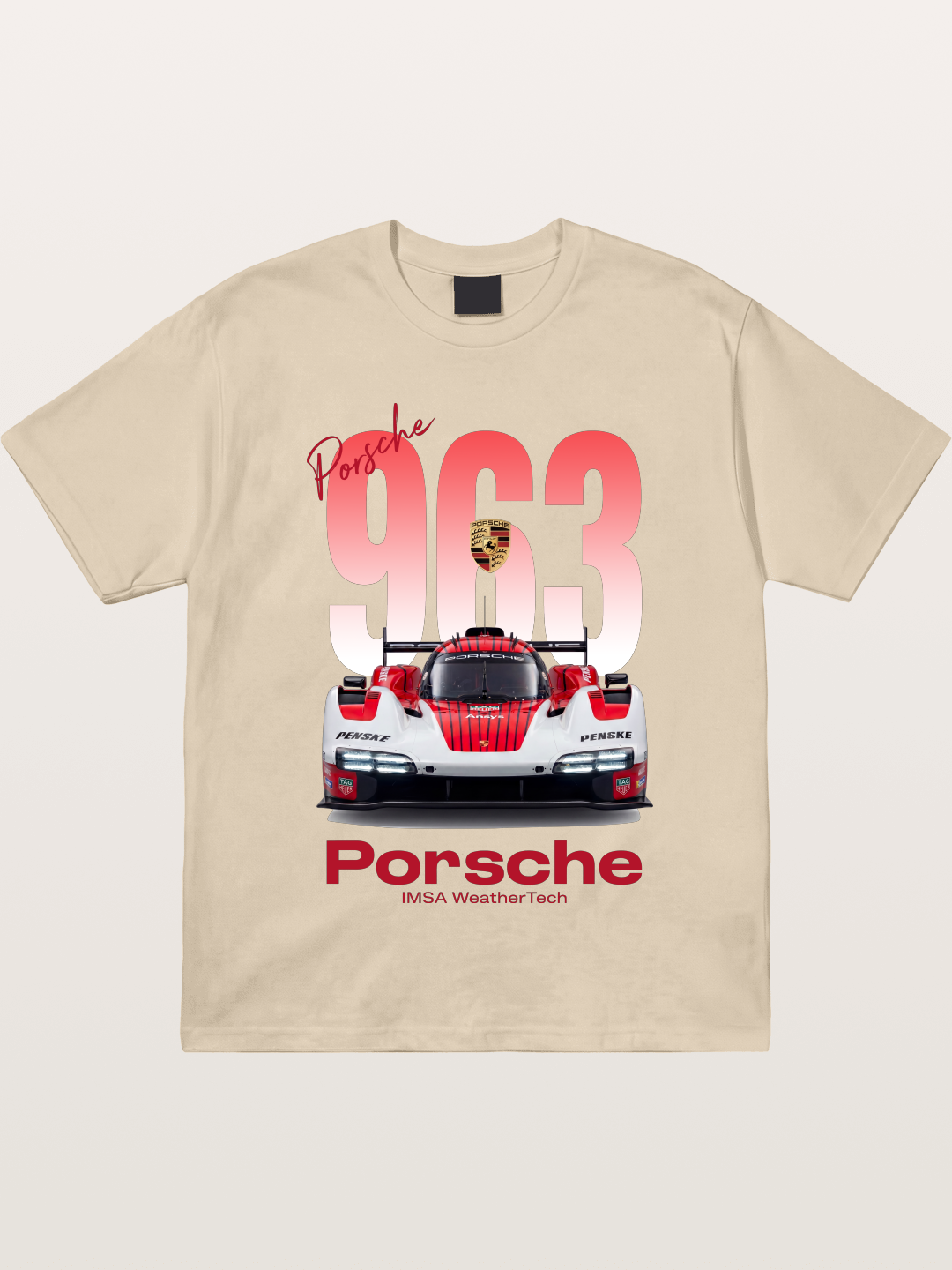 Porsche 963 IMSA WeatherTech Race Car Gildan T-shirt