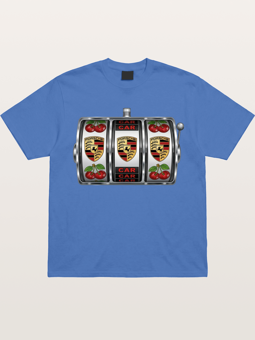 Porsche Slot Machine Art Print Gildan T-shirt