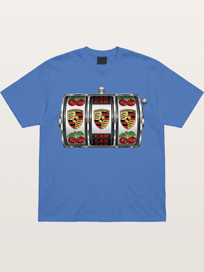 Porsche Slot Machine Art Print Gildan T-shirt
