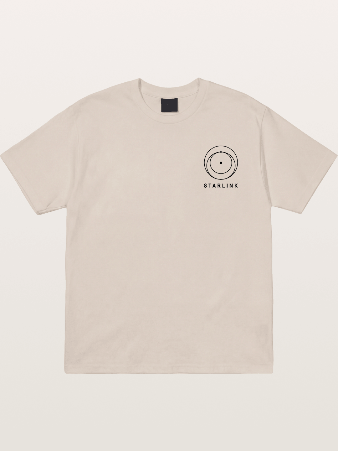 Starlink Orbit Minimal Logo Cotton T-shirt