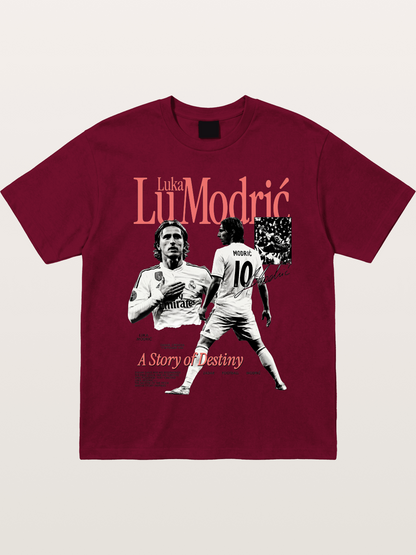 Luka Modric Destiny Story Gildan T-shirt