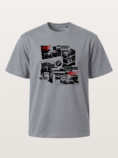 BMW E30 Collage Graffiti Art Gildan T-shirt